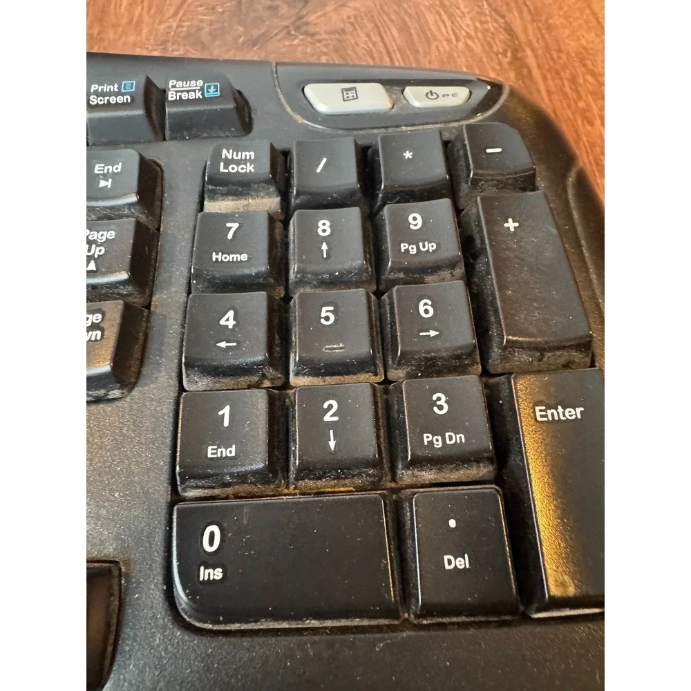 Logitech K350 Wave Wireless Ergonomic Keyboard No USB Receiver‎